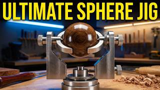The Ultimate Precision Woodturning Sphere Jig Guide Step By Step Build 😮🔥👍👍