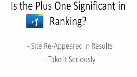 RE: Google +1 Button: Do You "Like" It?