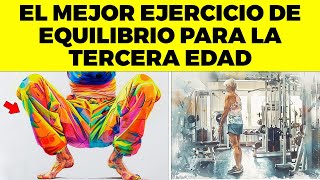 ¡ESTE es EL MEJOR EJERCICIO DE EQUILIBRIO para Adultos Mayores y la prevención de caídas