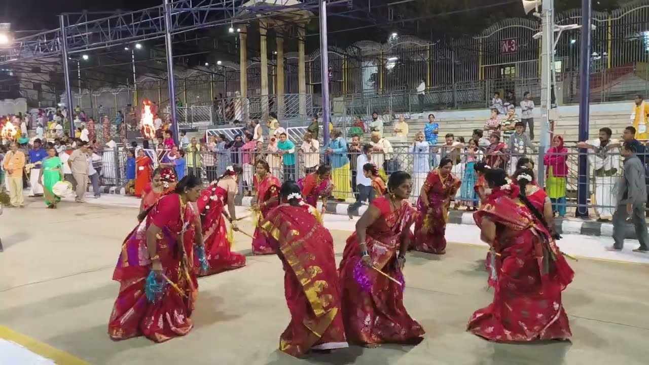 GARUDA SEVA KOLATAM  IN TIRUMALA 