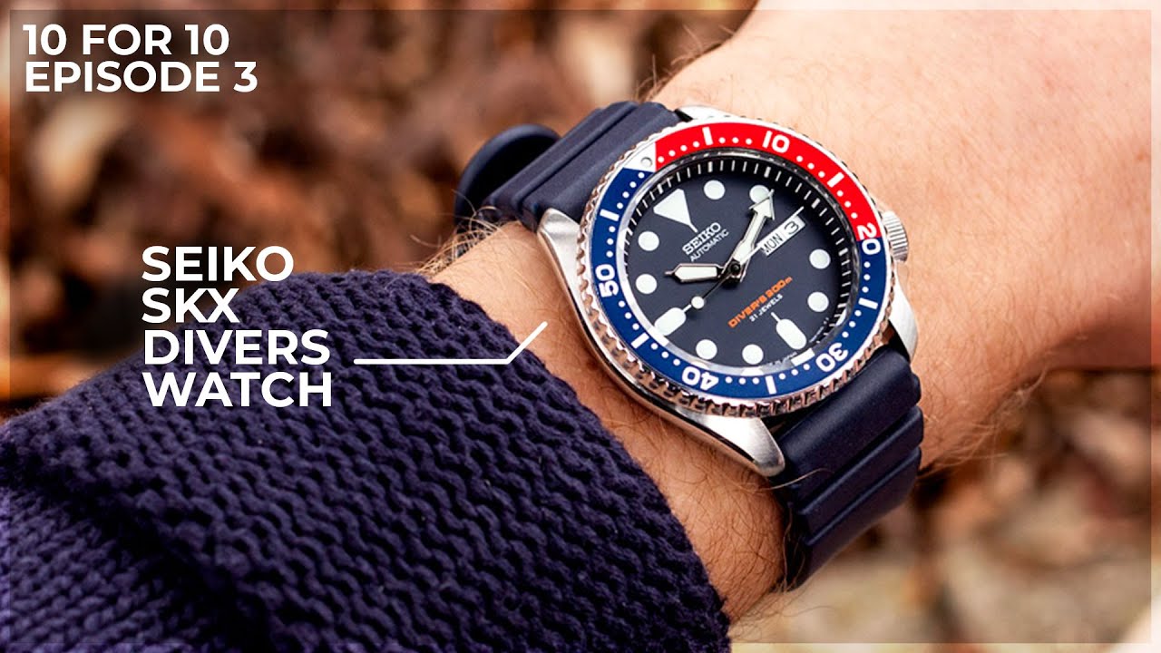 Why The Seiko SKX is The Go To Beater Watch - The Seiko SKX009J1 Review: 10  for 10 by WatchGecko - YouTube