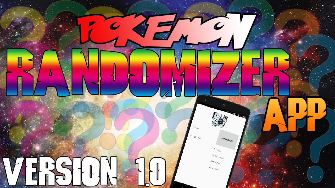 Pokemon Randomizer App [Version 1.0] 