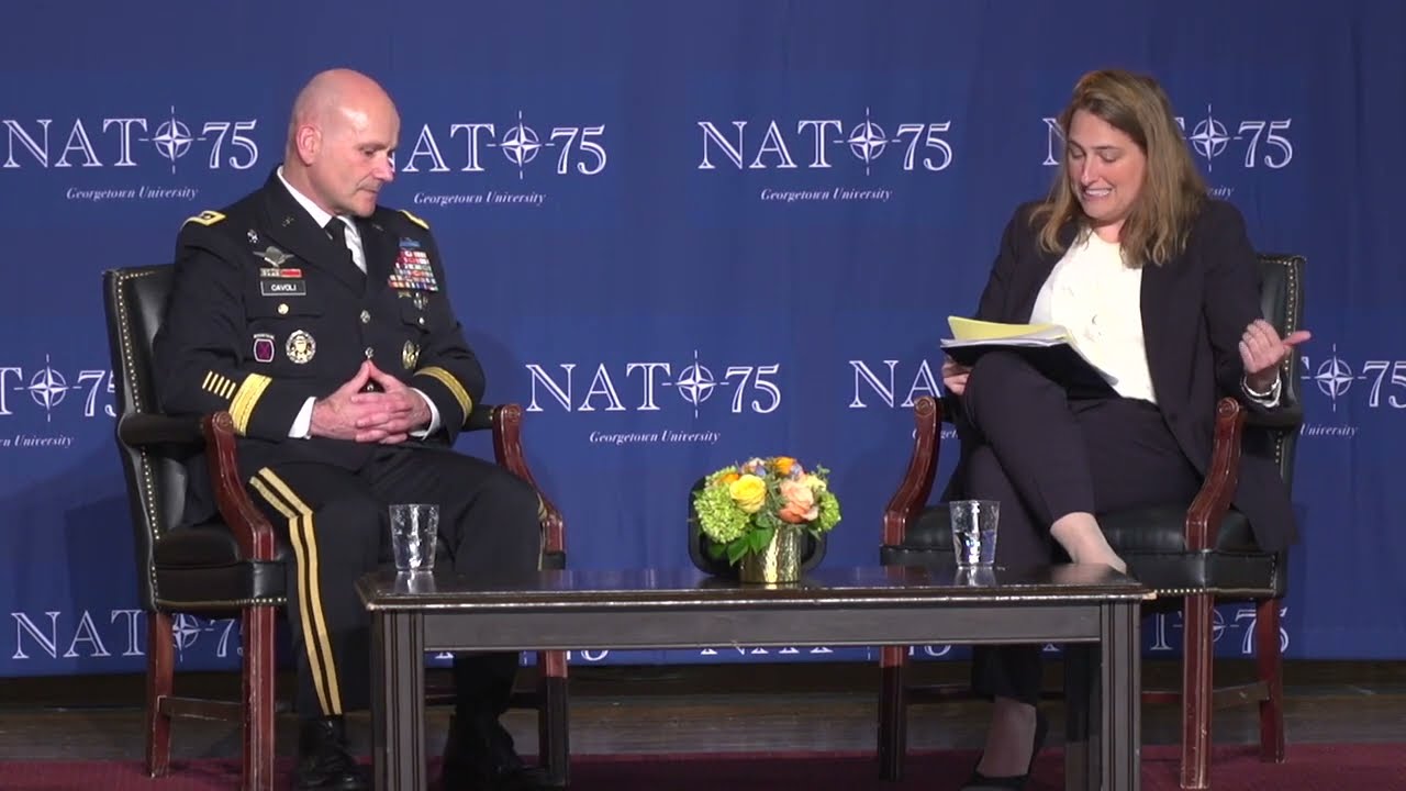 NATO at 75 | Fireside Chat with SACEUR General Christopher G. Cavoli & Dr. Sara Moller | Georgetown
