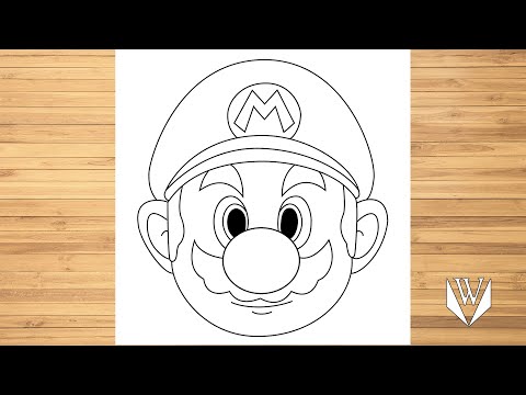 Video: Wie Zeichnet Man Mario