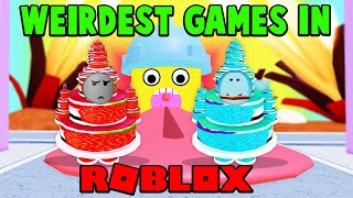 MORE WEIRD GAMES with Polly! | Roblox
