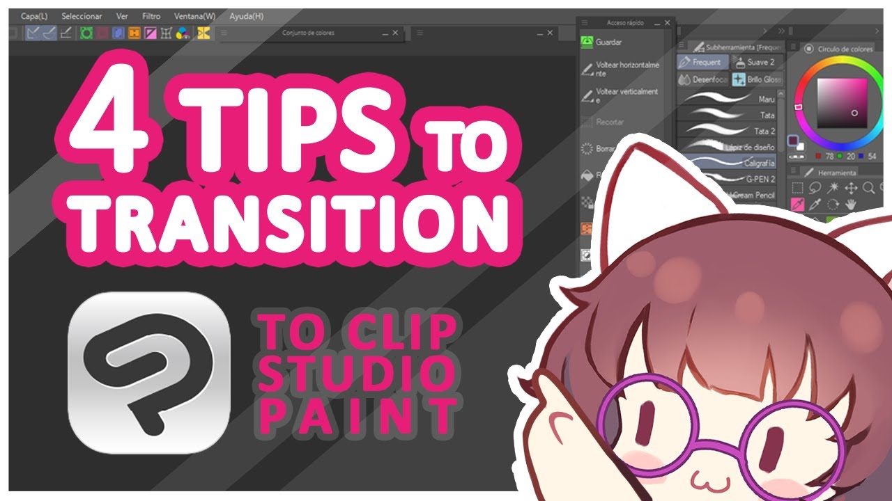 【Tutorial】4 TIPS for a smooth transition to Clip Studio Paint - YouTube
