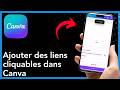 Comment ajouter des liens cliquables dans Canva – Guide complet (iPhone)