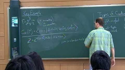 Jon McCammond (University of California) / Coxeter Groups and Reflection Symmetry 6