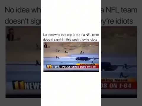 No idea who that cop is but if a NFL team doesn’t sign him there’s gonna be a problem