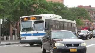 MTA Bus: Rosedale bound Orion VII 3768 Q111 at Parsons Blvd/Archer Av