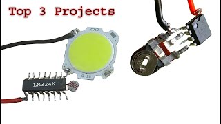 Top 3 LM393 & LM324 ic diy electronics projects, useful top 3 projects