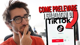 Come RITIRARE i GUADAGNI di TIKTOK