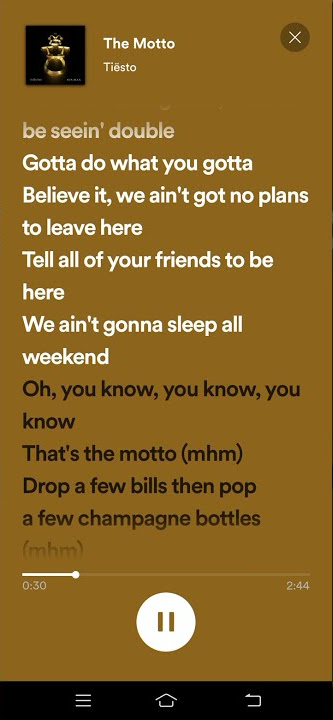 The Motto Lyrics - Tiesto, Ava Max