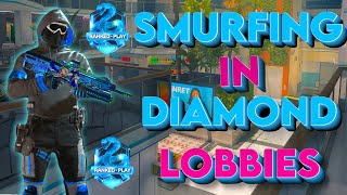 Smurfing To Iridescent In Diamond Lobbies VS Not So Top 1% Players On MW3 Ranked Play! Part 3