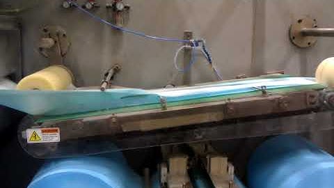 full servo under pad production line in customer workshop