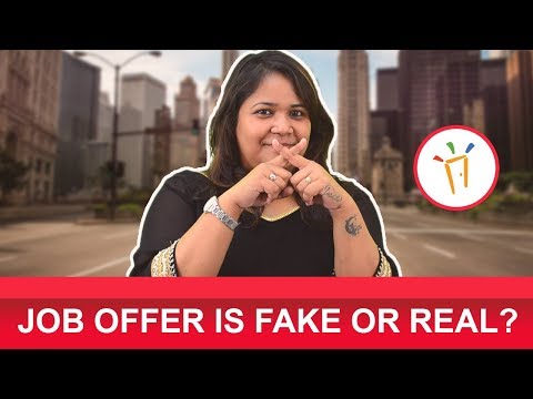 How to Check If a Job Offer Is Fake or Genuine? - A recommended video for all job seekers