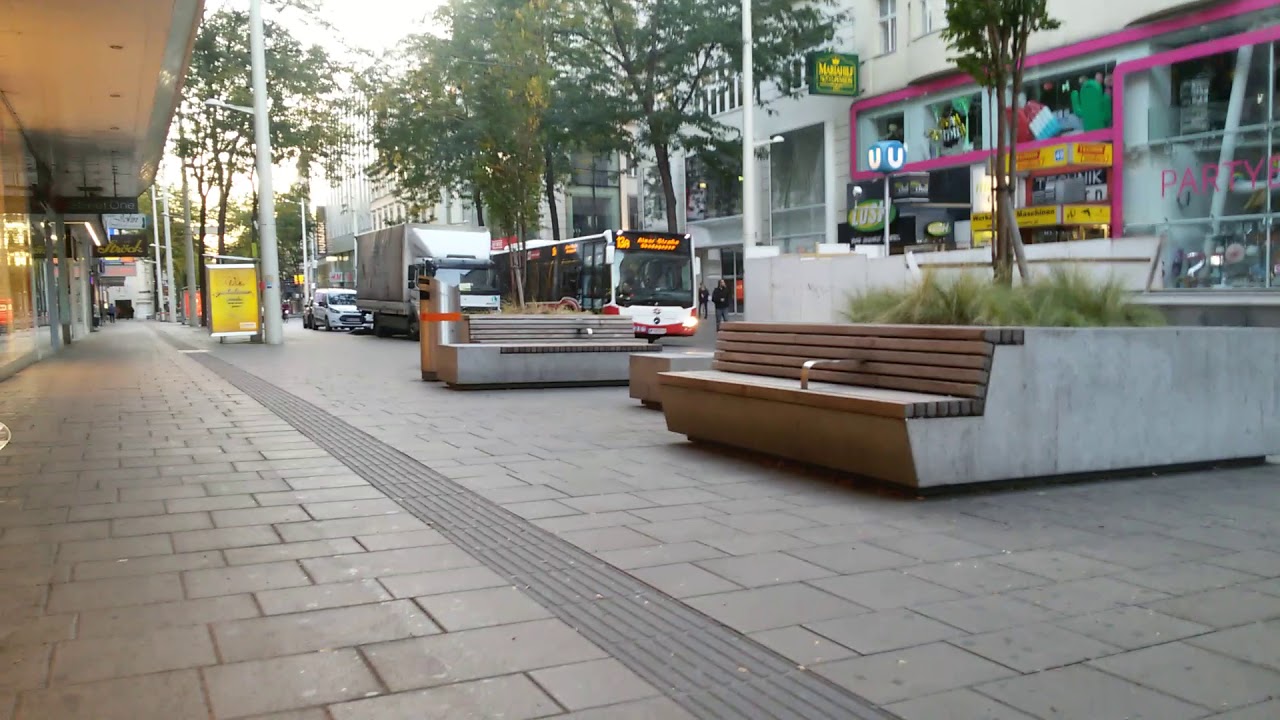 Autobus Linie 13A Mariahilfer Straße, Stiftgasse in Wien(1)