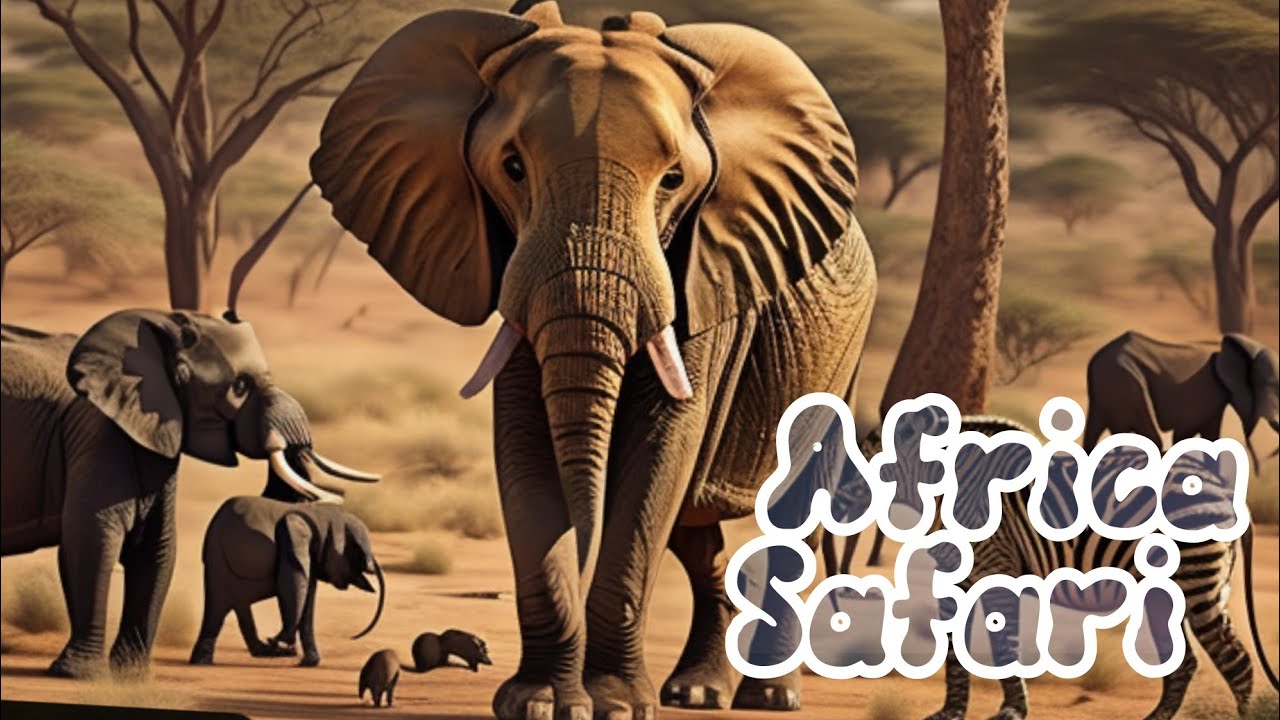 "African Safari 4K Wildlife in Kenya: Captivating Wildlife Encounters & Breathtaking Landscapes"