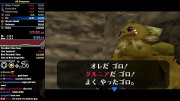 Ocarina of Time All Dungeons Speedruns