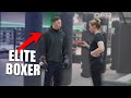 Elite BOXER pretended to be a beginner PART 2 | Coach's prank