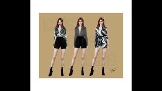 "Illustrate Your Dream Wardrobe in Photoshop | Fashion Art Tutorial"