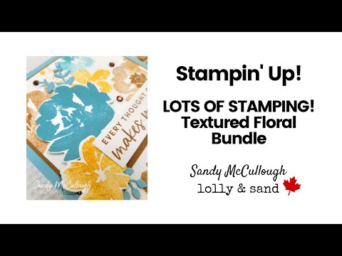 Textured Floral Stamp & Die Bundle