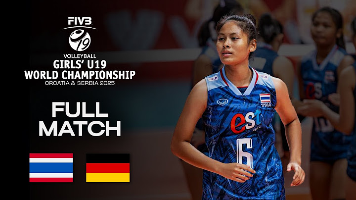 Thailand vs. Germany - Playoffs | Girls' U19 World Champs 2025 - Full Match