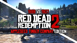 RDR2 | Map Changes Over Time 1899 vs. 1907 - Appleseed Timber Company Edition