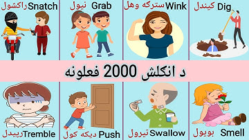 Learn English to Pashto Action Verbs with pictures! Part(4)🗣️📚
