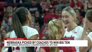Nebraska Volleyball Voted to win Big Ten While Trio Named to Preseason All-Big Ten Team