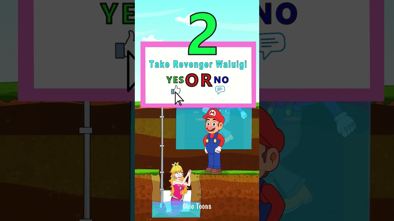 Save Mermaid Princess Peach! Retribution For Greedy Waluigi