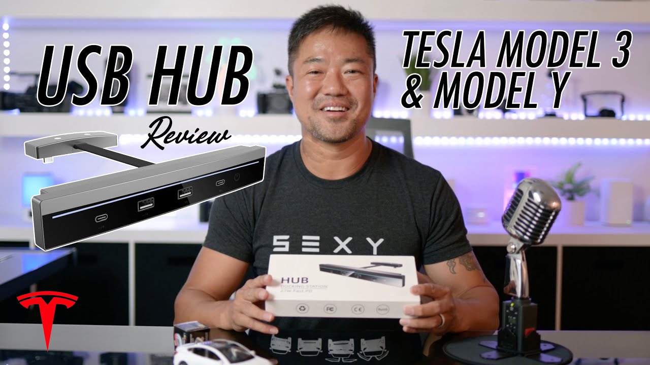 You need this USB HUB for your 2022 Tesla Model 3