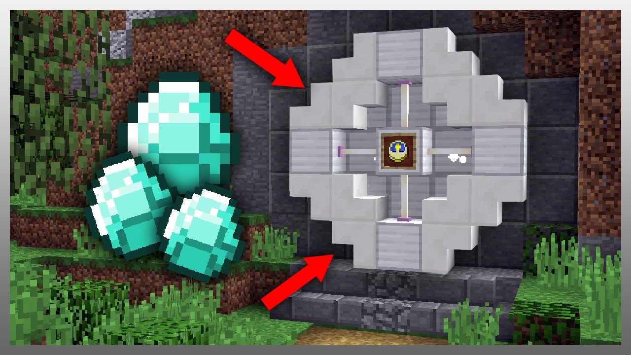 Minecraft: HUGE MOUNTAIN VAULT! (Store Your Valuable Items) - YouTube