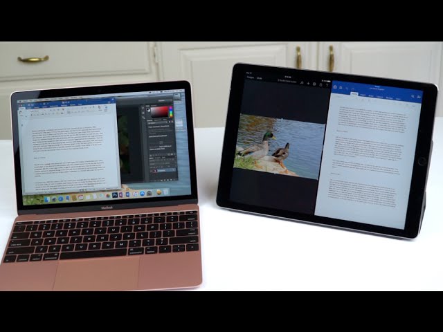 12 9 Ipad Pro Vs 12 Macbook Comparison Smackdown Youtube