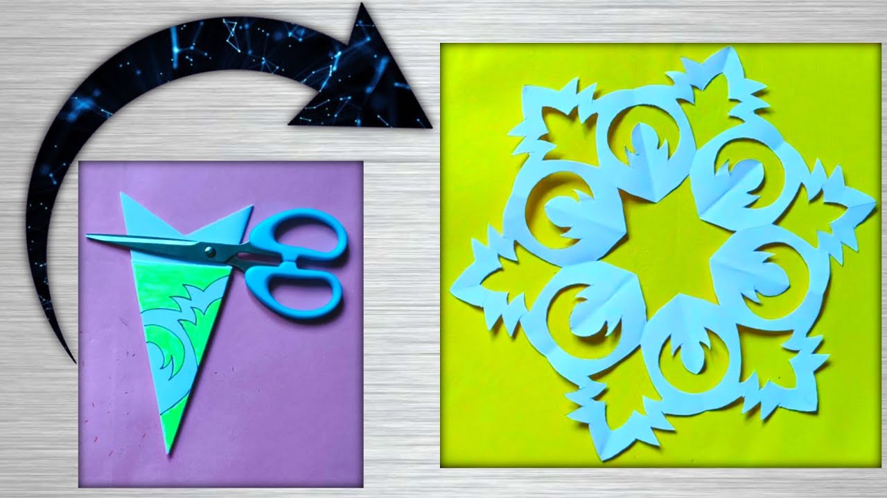 beautiful art and craft for home/Simple paper cutting design/easy paper ...