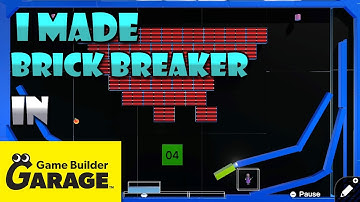I Made Brick Breaker In Game Builder Garage
