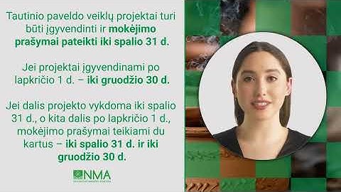Kada tautinio paveldo kūrėjai turi pateikti mokėjimo prašymus?