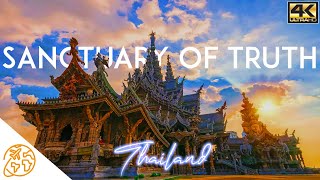 Sanctuary Of Truth Pattaya Thailand Inside Tour 4k Wood Temple Journey into Architectural Wonder