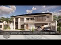 2-STOREY 4-BEDROOM RESIDENTIAL HOUSE WITH INTERIOR DESIGN