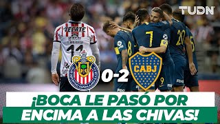 ¡Qué golazos! Boca le pega un 'baile' al rebaño | Chivas 0-2 Boca Jrs - Colossus Cup 2019 | TUDN