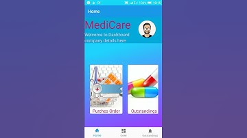 Medical Oder App with Android UI Design using Bottom Navigation Bar in Mobile Application....