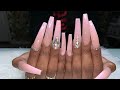 XX-Long Acrylic Nails | Ombré Nails | Acrylic Nails Tutorial