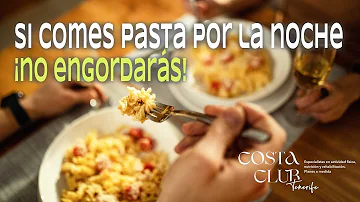 ¿Es bueno comer espaguetis por la noche?