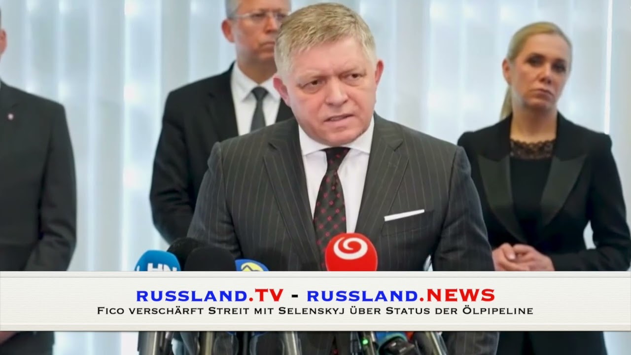 Fico verschärft Streit mit Selenskyj über Status der Ölpipeline