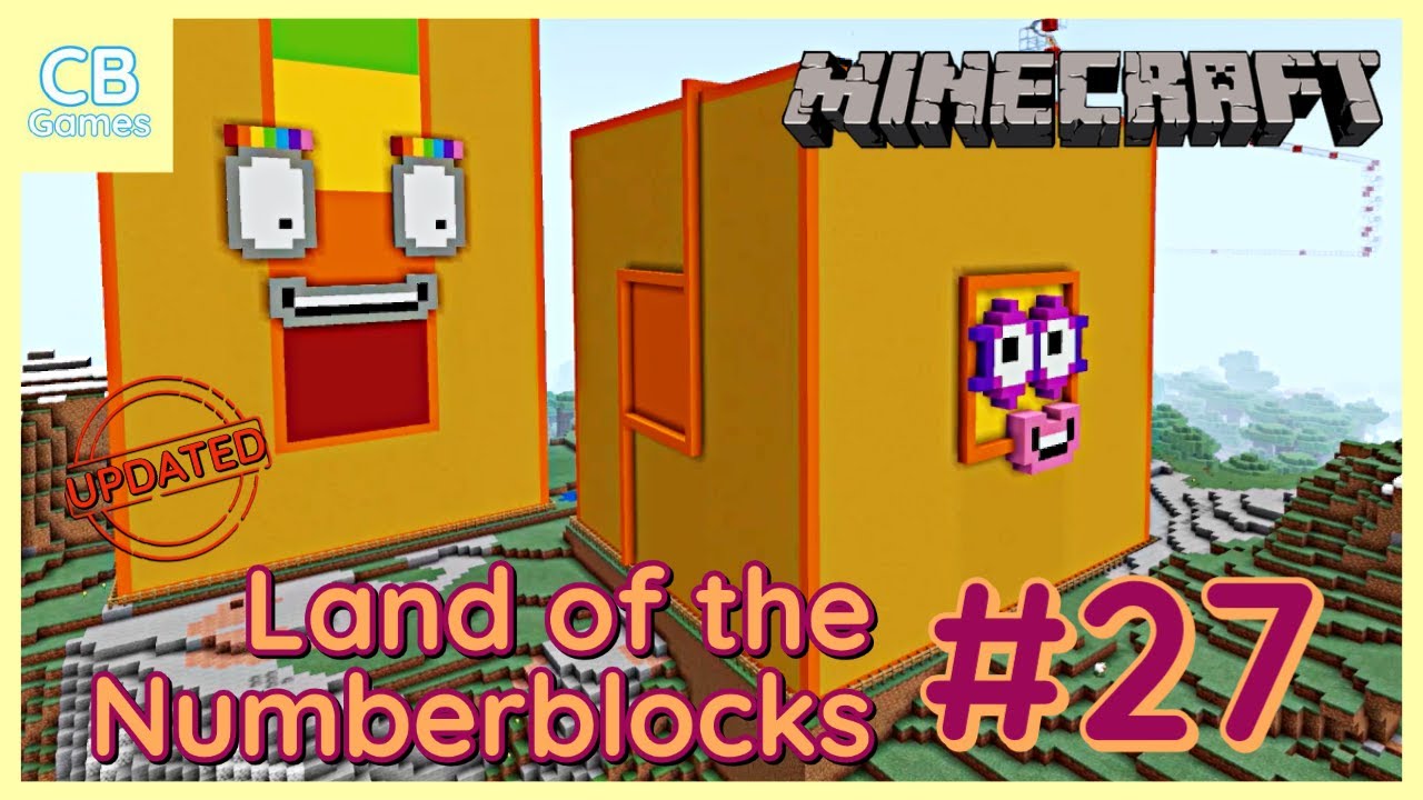 Numberblock 27 Updated Cube Shape Numberblocks Minecraft Giant