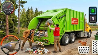 Garbage Trash Truck Realistic 3D 2026 - City Road Garbage Dumper Truck - Android Gameplay screenshot 1