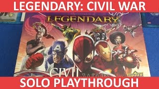 Legendary: Civil War - Solo Playthrough