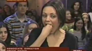 ミラキュニス Mila Kunis - Fist In Mouth