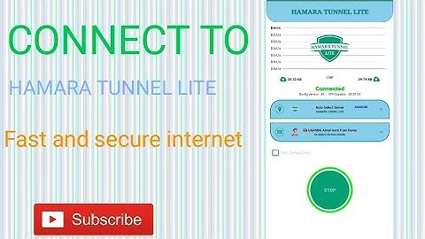 How to connect to HAMARA TUNNEL LITE using Airtel educational bundles 