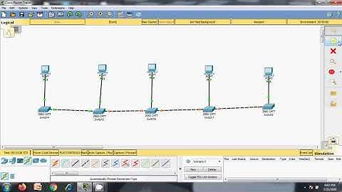 Cisco Packet Tracer: Bus Topology Creation